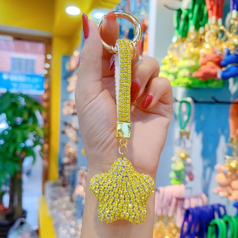 Cute Star Czech Diamond Women’s Keychain