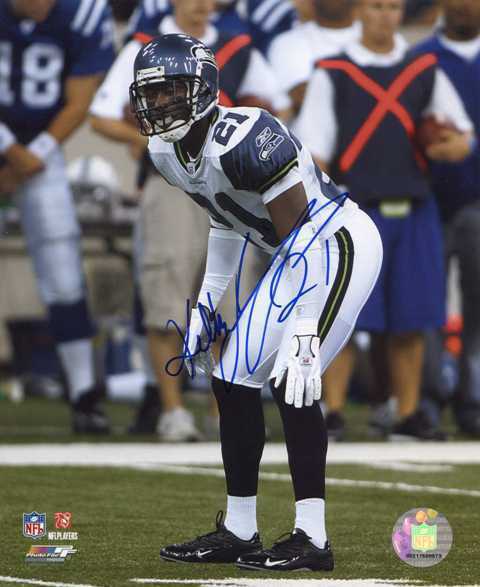 Kelly Jennings Seattle Seahawks Autographed Signed 8x10 Photo Poster painting CFS