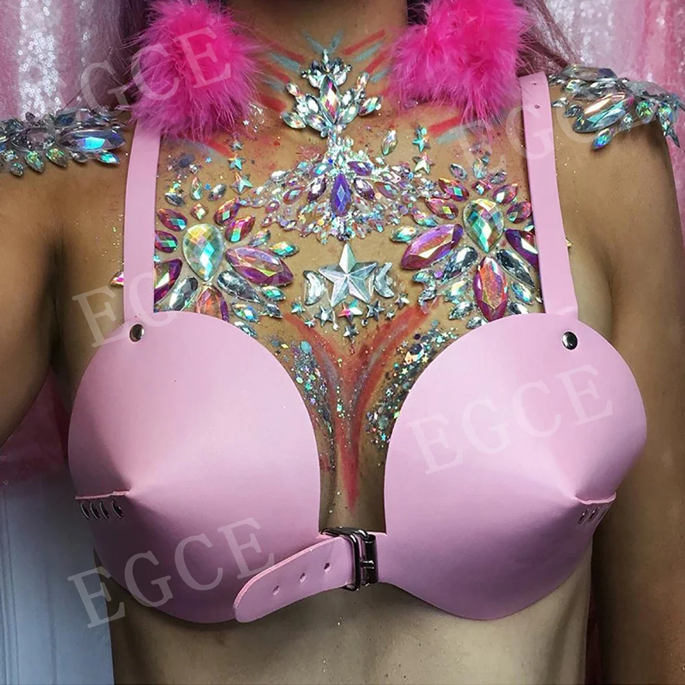 Billionm Hot Selling Women Bra Harness Fashion Leather Garter Sexy Chest Bondage Erotic Lingerie Harajuku Suspender Gothic Adult Clothing