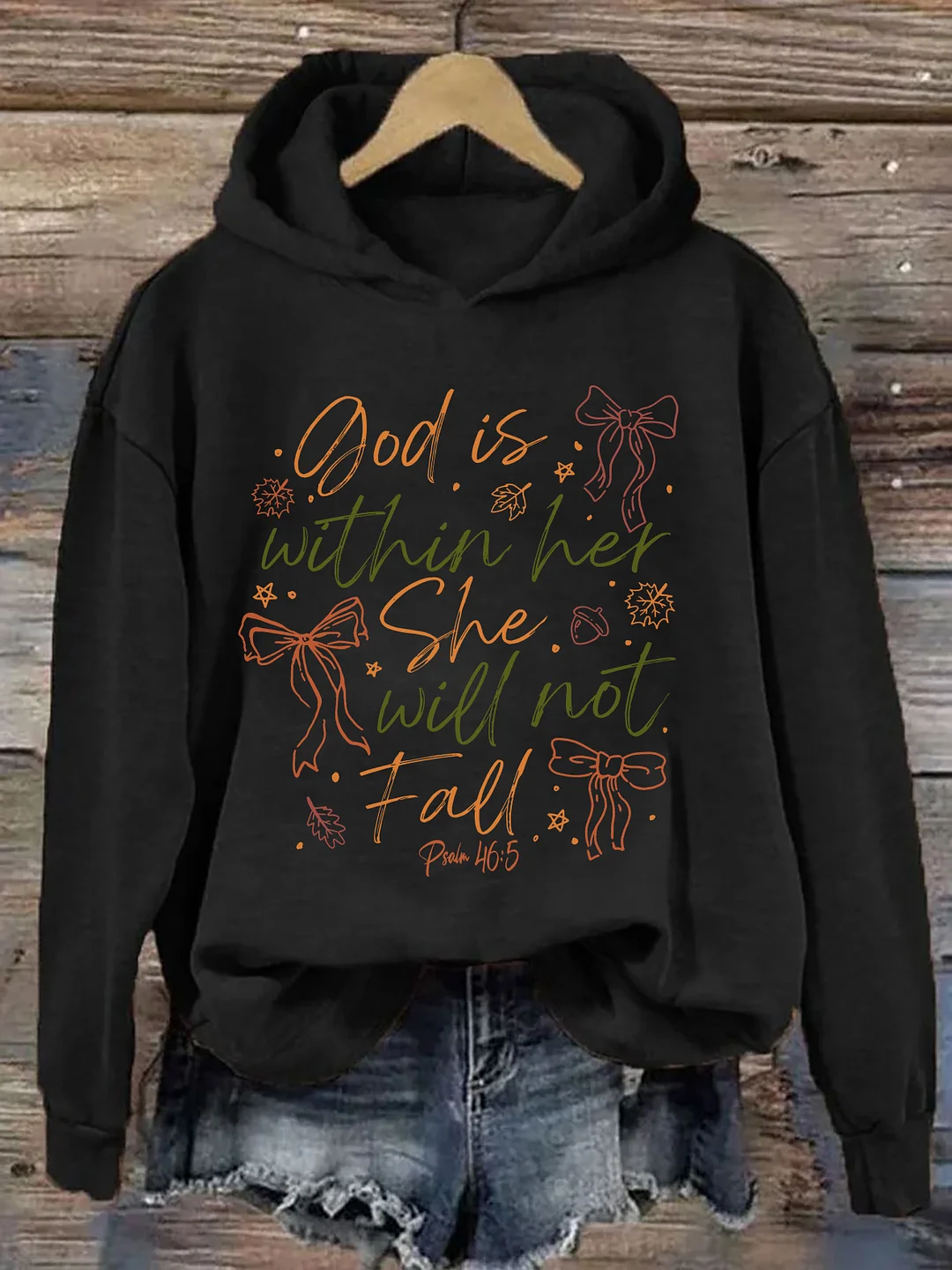 God Is Within Her She Will Not Fall Hoodie