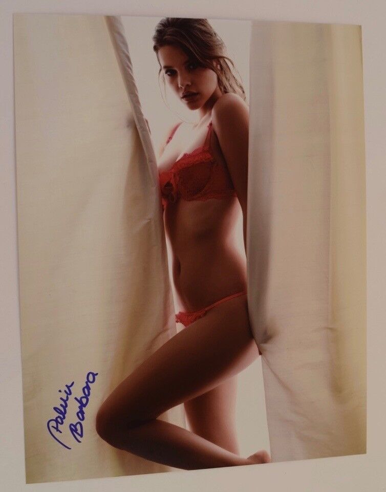 Barbara Palvin Signed Autographed 11x14 Photo Poster painting Victoria's Secret Model COA VD