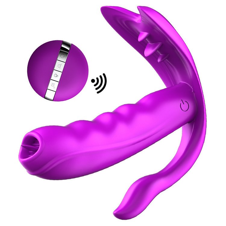 Wearable Orgasm Vibrator for Women G Spot Clitoris Stimulator Anal Massage Heating Dildo Vibrator Rose Toy