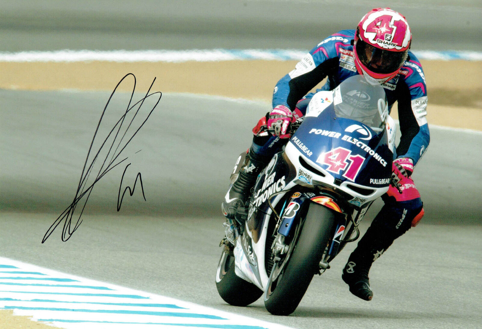 Aleix ESPARGARO SIGNED MOTOGP 12x8 Autograph Photo Poster painting 1 ART Aspar AFTAL COA