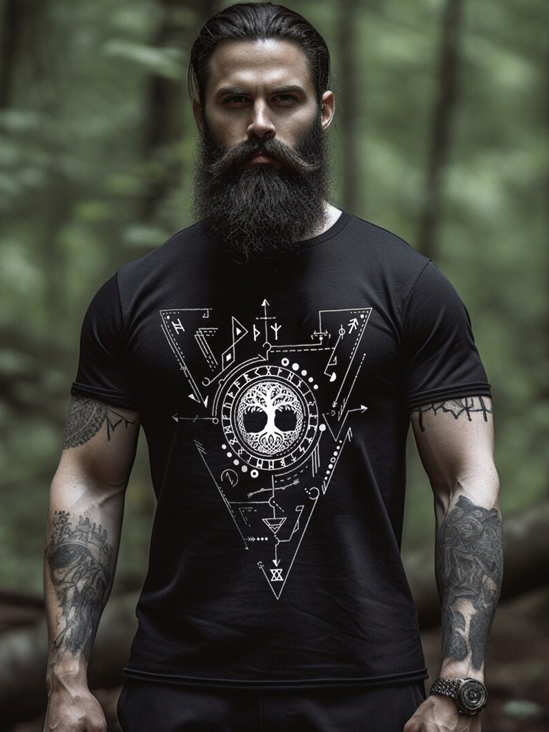 Vegvisir - The Viking Compass Men's Short-Sleeved T-shirt
