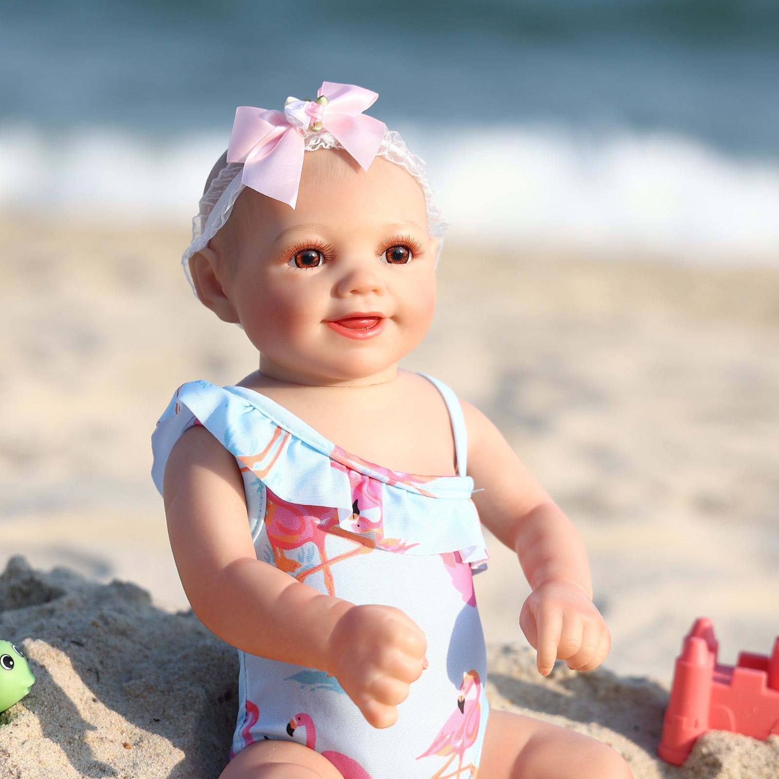 Babeside Sunny 20'' Reborn Baby Doll Smiling Summer Ocean Breeze Girl