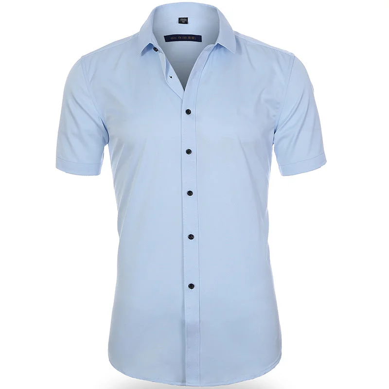  Breathable Elastic Anti-Wrinkle Short Sleeve Shirt