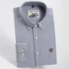 Men's New Fashion Slim Casual Plaid Bottoming Shirt