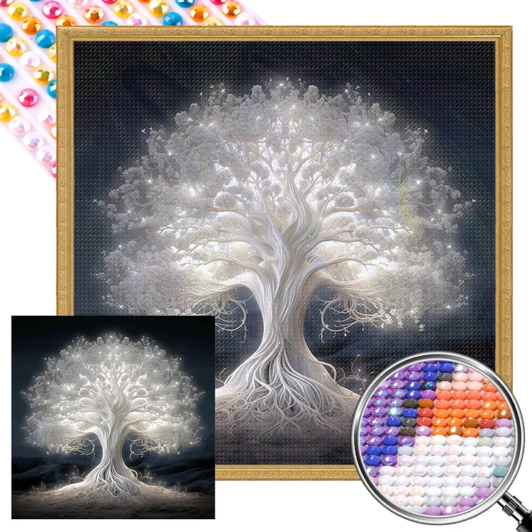 Life Tree 45*45CM (Canvas) Full AB Round Drill Diamond Painting gbfke