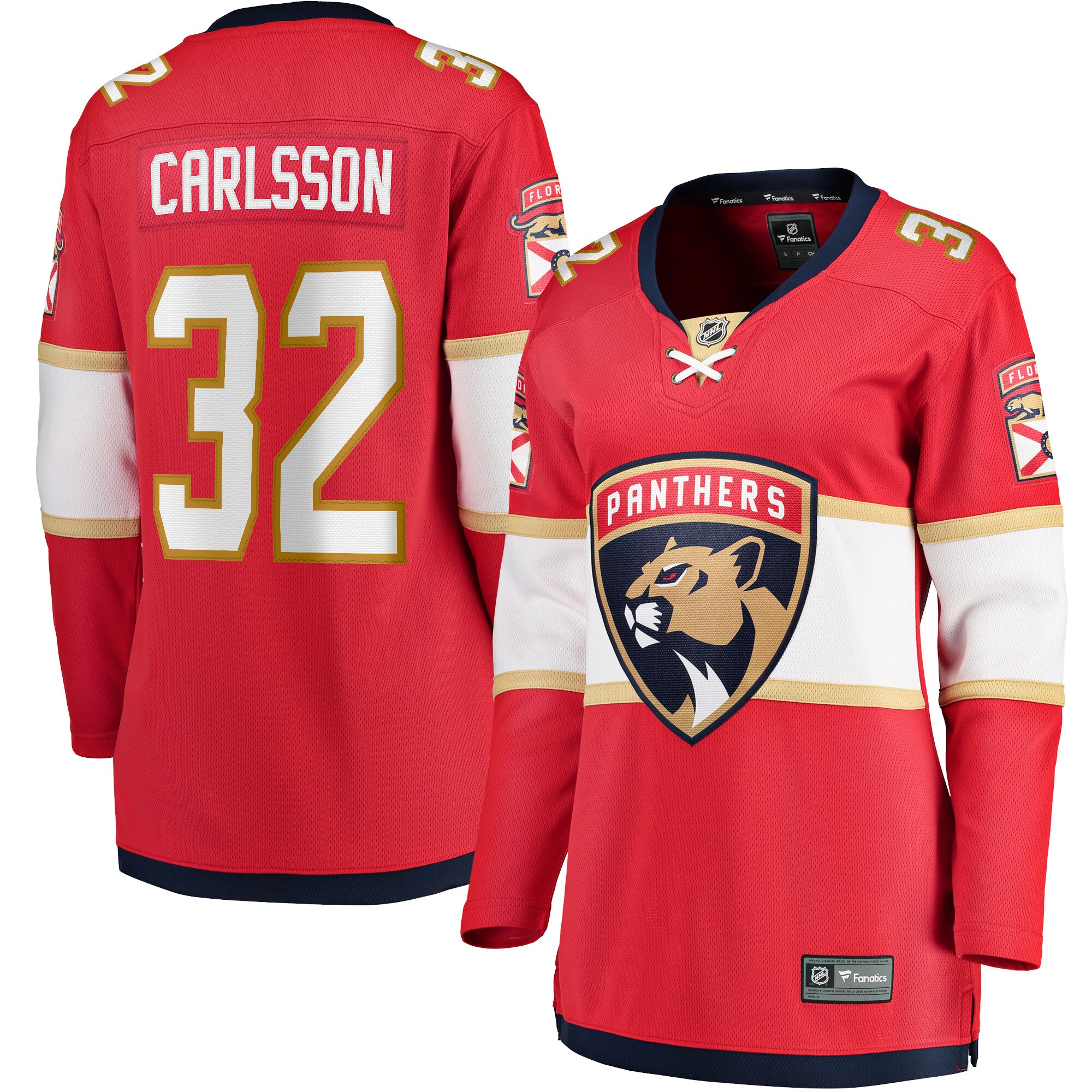 Lucas Carlsson Florida Panthers Fanatics Women’s Home Breakaway   Jersey – Red mysite