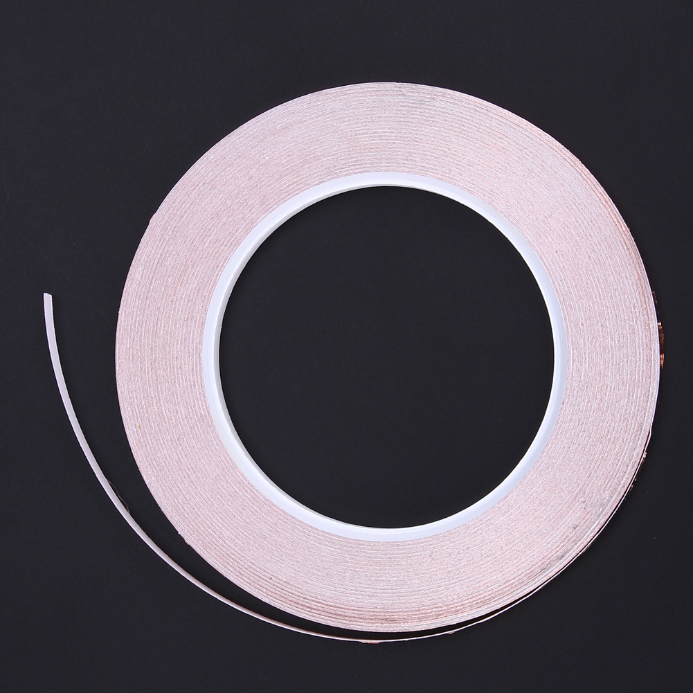 

30 Meters Single Side Adhesive EMI Shielding Heat Resist Copper Foil Tape, 5mm, 501 Original