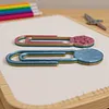 2 Pieces Diamond Painting Organizer Clamp with Anti-Roll and Fixed Design Clips for Diamond Art Cat Paw Shape Diamond Painting Accessories for Gem Art (Random Color A)