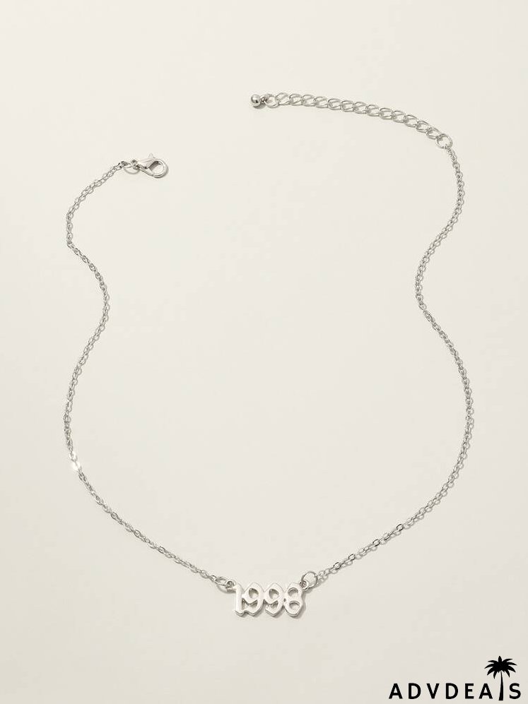 Number Charm Necklace