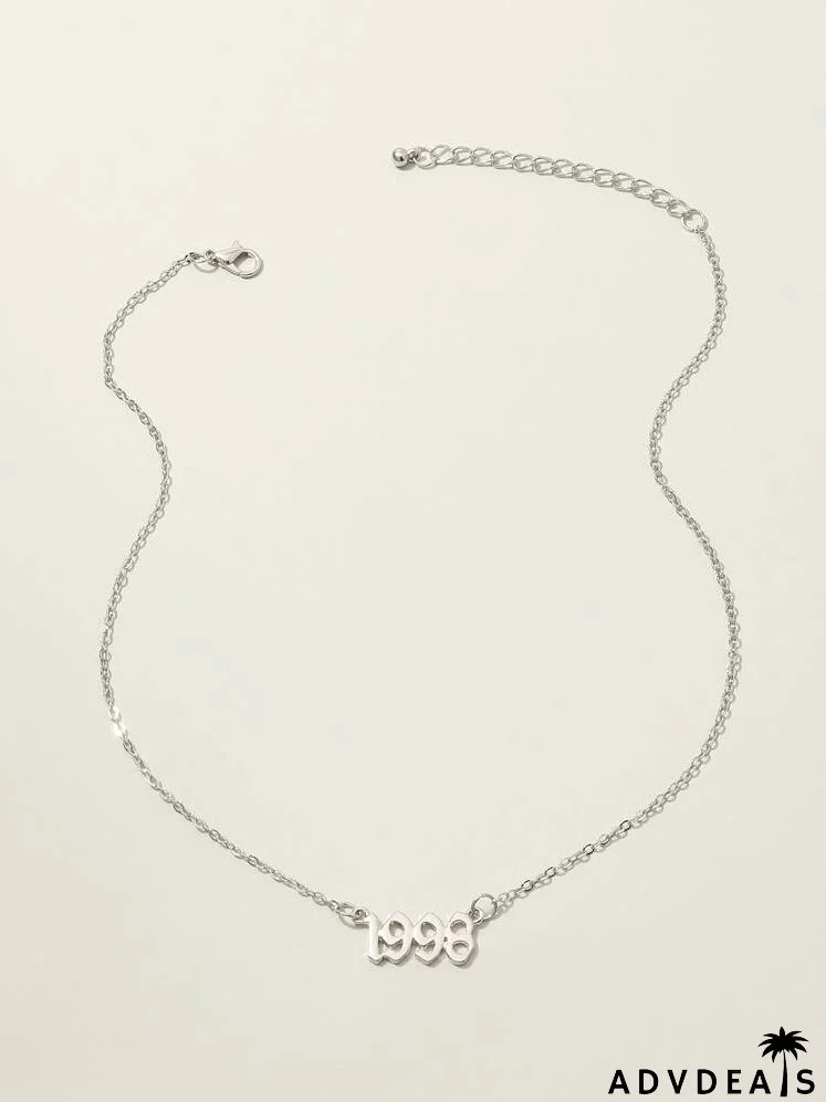 Number Charm Necklace
