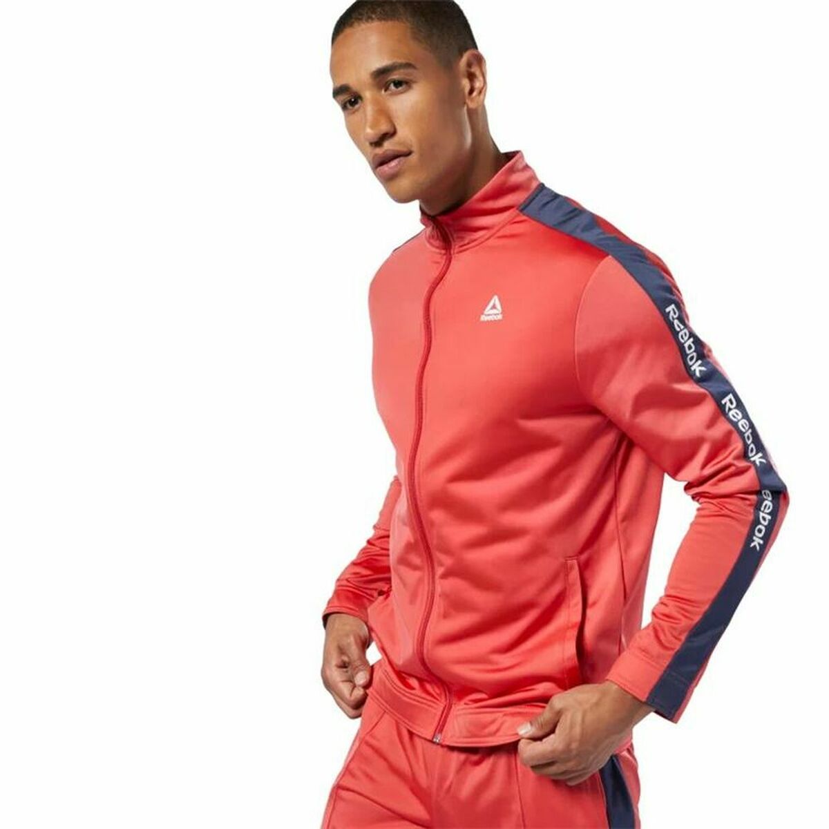 Men's Sports Jacket Reebok Essentials Linear Red - sale.kim -  endless selection of finest brands
