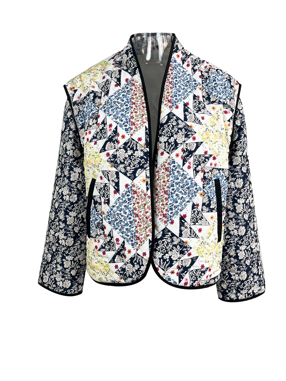 Chic Double-sided Wearing CottonDual-purpose Sleeve Removable Jacket