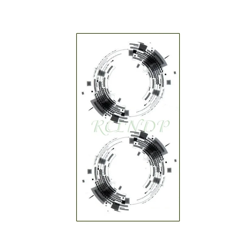 Waterproof Temporary Tattoo Sticker Arrow Geometric Circle Element Flash Tatoo Fake Tattoos for Men Women