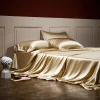 【BUY 2 FREE SHIPPING】25 Momme Luxury Pure Mulberry Silk Bedding Set of 4（1x Quilt Cover + 1x Bedsheet + 2x Pillowcases）