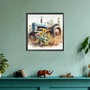 Sunflower Tractor Round Diamond Diamond Painting 30*30cm