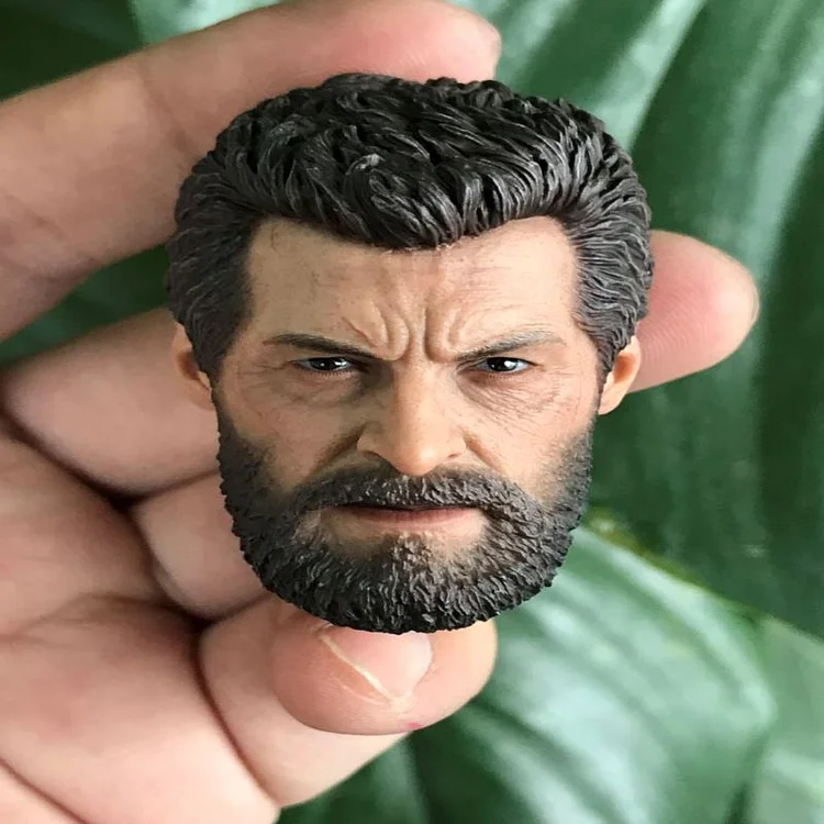 1/6 Old Aged Version Jackman Head Sculpt Normal Version Angry Version for 12'' Male Action Figure-aliexpress