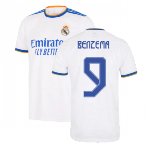 Real Madrid Karim Benzema 9 Home Trikot 2021-2022