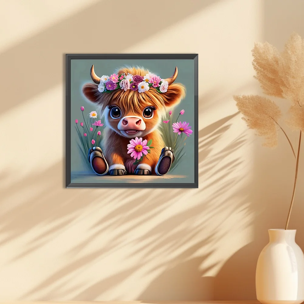Diamond Painting - Full Round Drill - Flower Yak(Canvas|30*30cm)