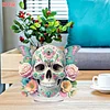 DIY Butterfly Skull Acrylic Diamond Painting Desktop Ornaments