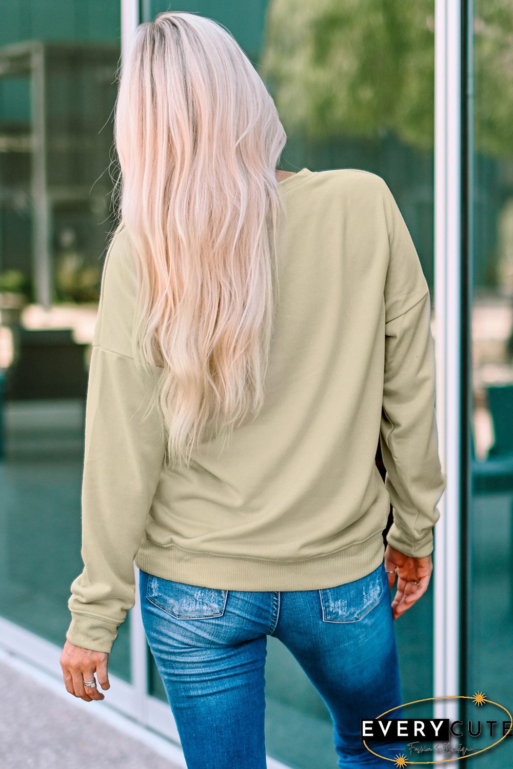 Khaki Have Yourself a Merry Little Christmas Sweatshirt