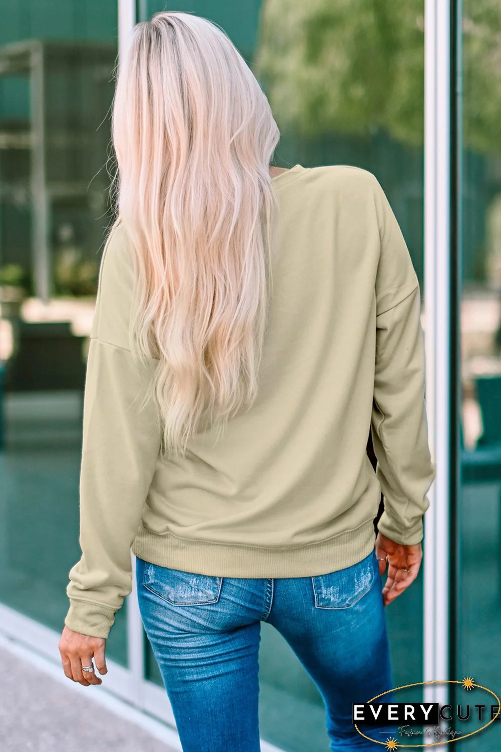 Khaki Have Yourself a Merry Little Christmas Sweatshirt