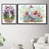 (2pcs) Gooses-14CT Stamped Cross Stitch 30*21cm(Bundle Sale)