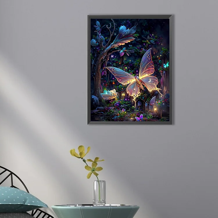 Big newest Butterflies Framed 5D Diamond Painting