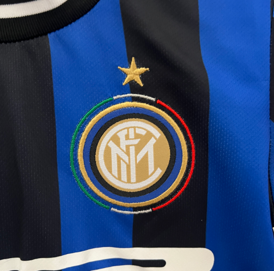Retro 09/10 Inter Milan Home Kids Kit Football Shirt Thai Quality