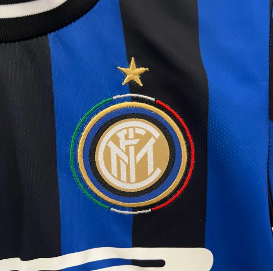 Retro 09/10 Inter Milan Home Kids Kit Football Shirt Thai Quality