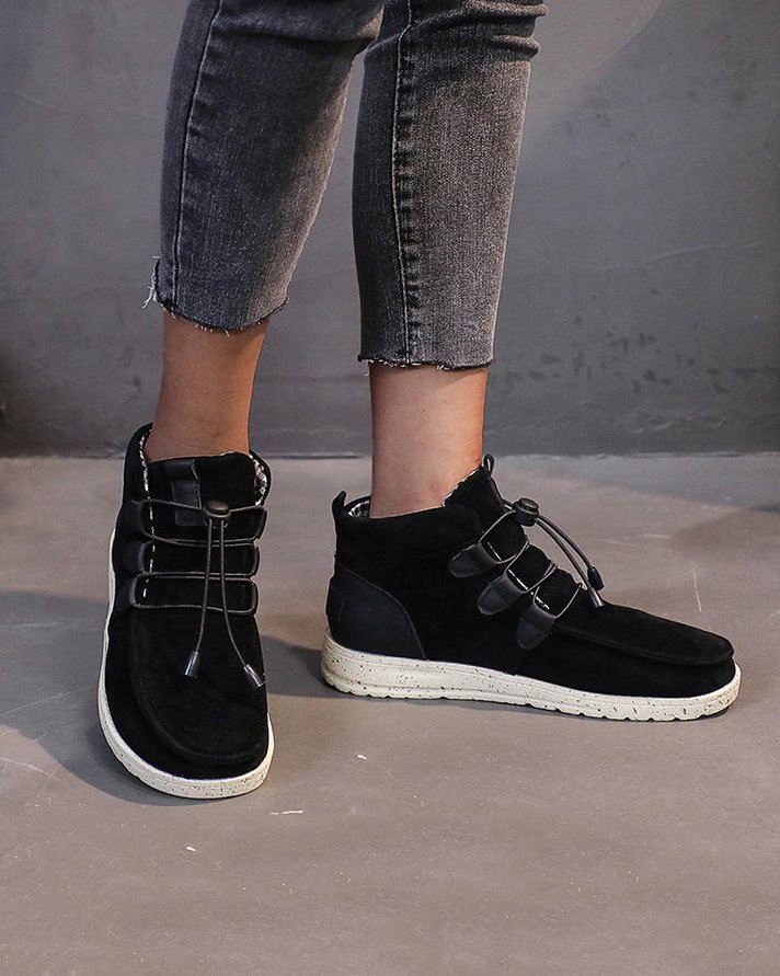 New fringed lace-up casual shoes
