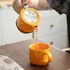 Ceramic Coffee Cup Set One Cup And One Pot