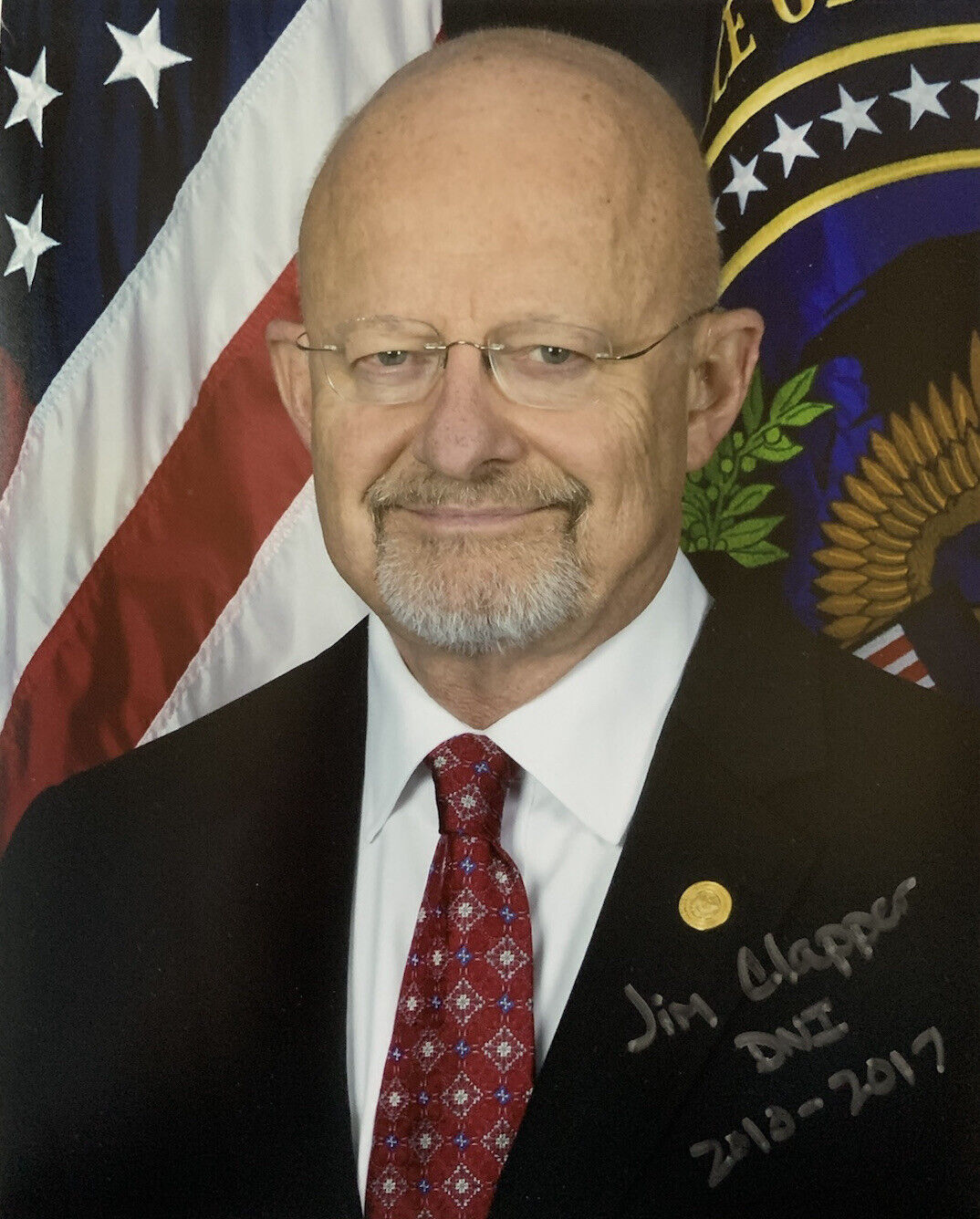 JAMES CLAPPER HAND SIGNED 8x10 Photo Poster painting DIRECTOR OF INTELLIGENCE AUTOGRAPH COA