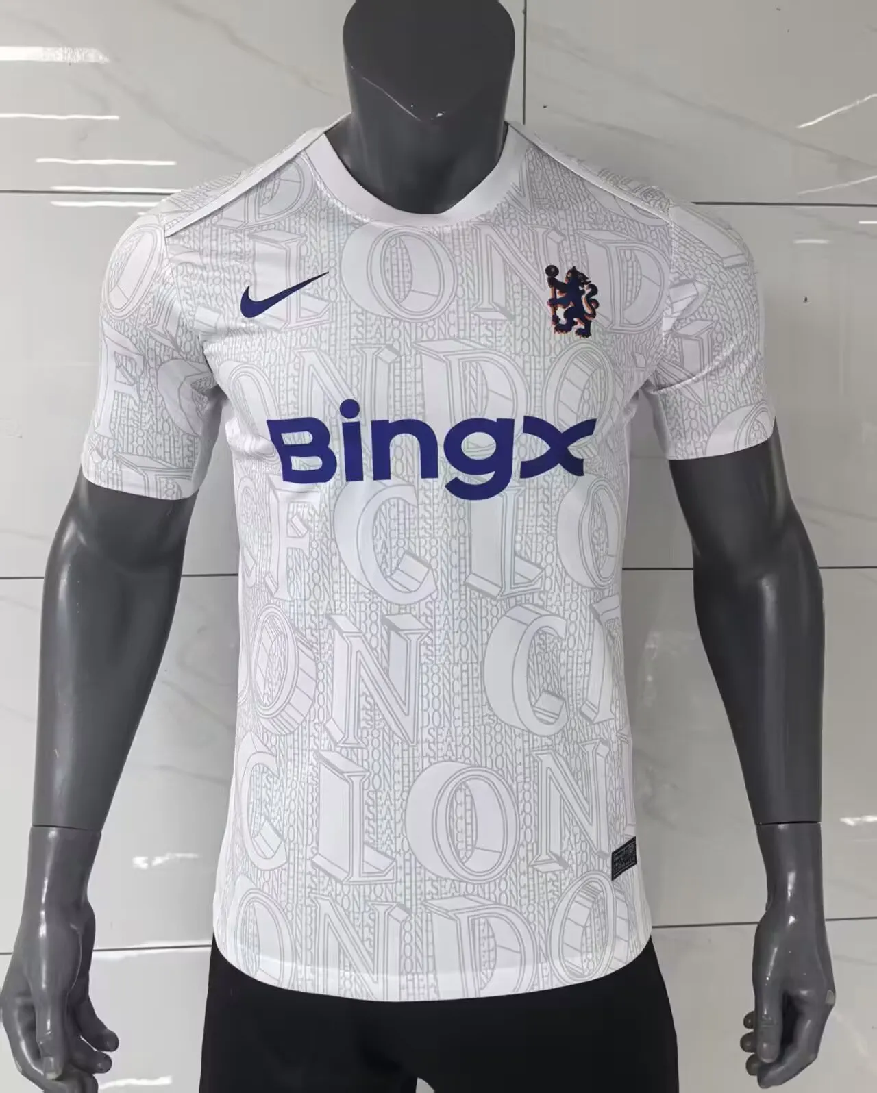 2025/2026 Player Version Chelsea Training Clothes White Football Shirt 1:1 Thai Quality