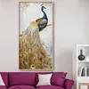 45 X 85cm Full Round Drill Mosaic Craft DIY Noble Peafowl Diamond Painting