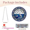 Diamond Painting Single-Sided Acrylic Fishing Pendant for Home Wall Door and Window Decoration