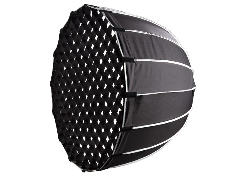 BA-PARA26 Bowens Mount 26-inch Easy-open Parabolic Dome Softbox, With eggcrate and dual diffusers