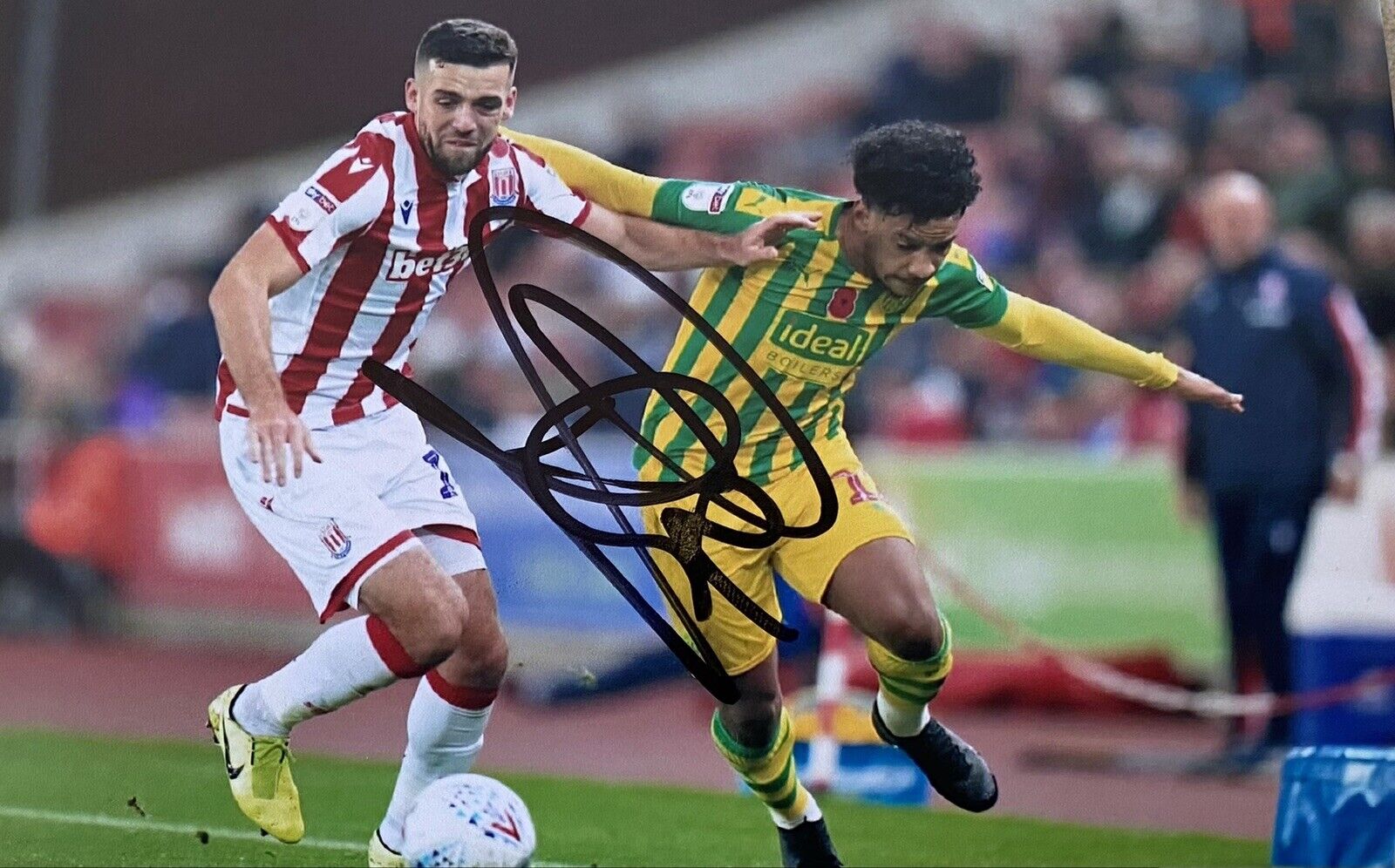 Tommy Smith Genuine Hand Signed Stoke City 6X4 Photo Poster painting 2