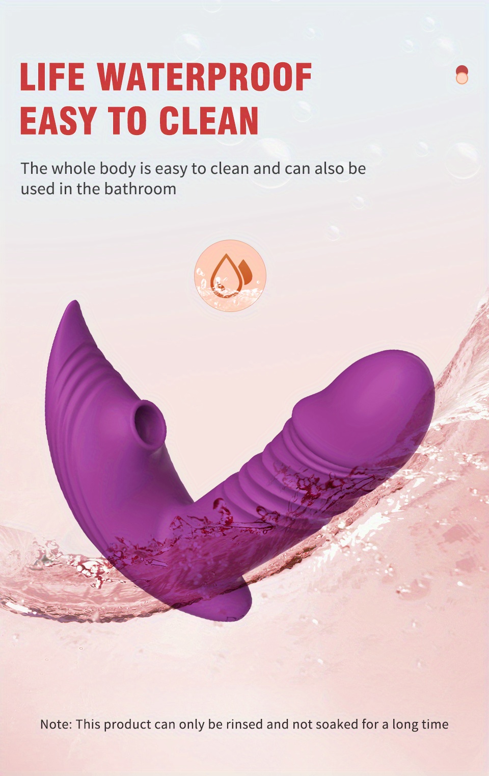 Telescopic Clitoral Sucking Vibrator for G-Spot Stimulation