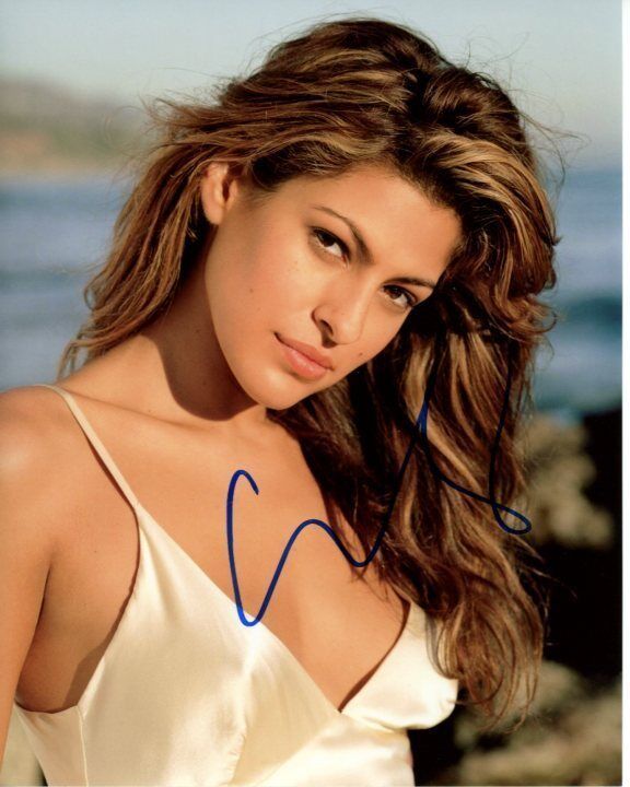 EVA MENDES signed autographed Photo Poster painting