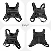 Unisex Front Chest Pack Breathable Lightweight Front Vest Bag Hip Hop Streetwear