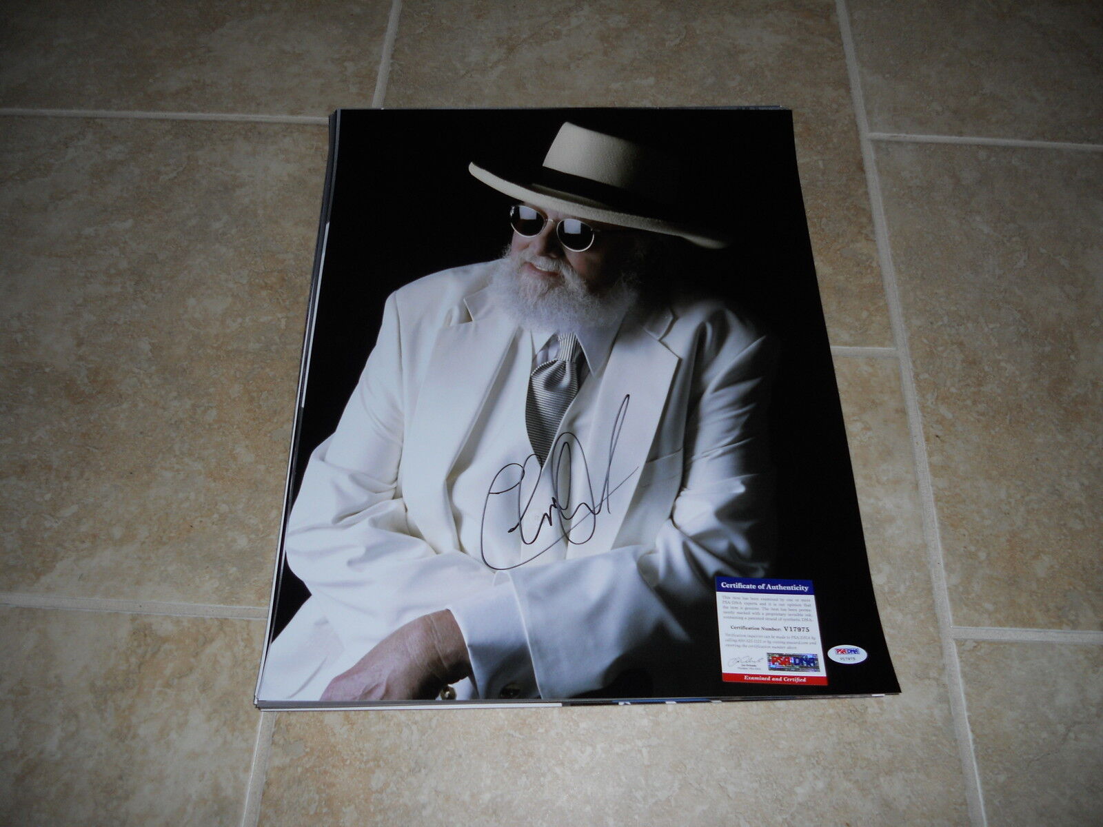 Charlie Daniels CDB #1 Huge 16x20 Signed Autographed Photo Poster painting PSA Certified G1