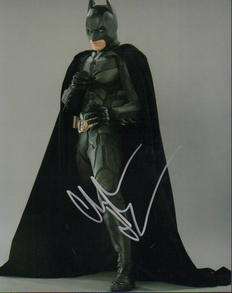 CHRISTIAN BALE Signed 'Batman' Photo Poster paintinggraph - Film Star Actor - preprint