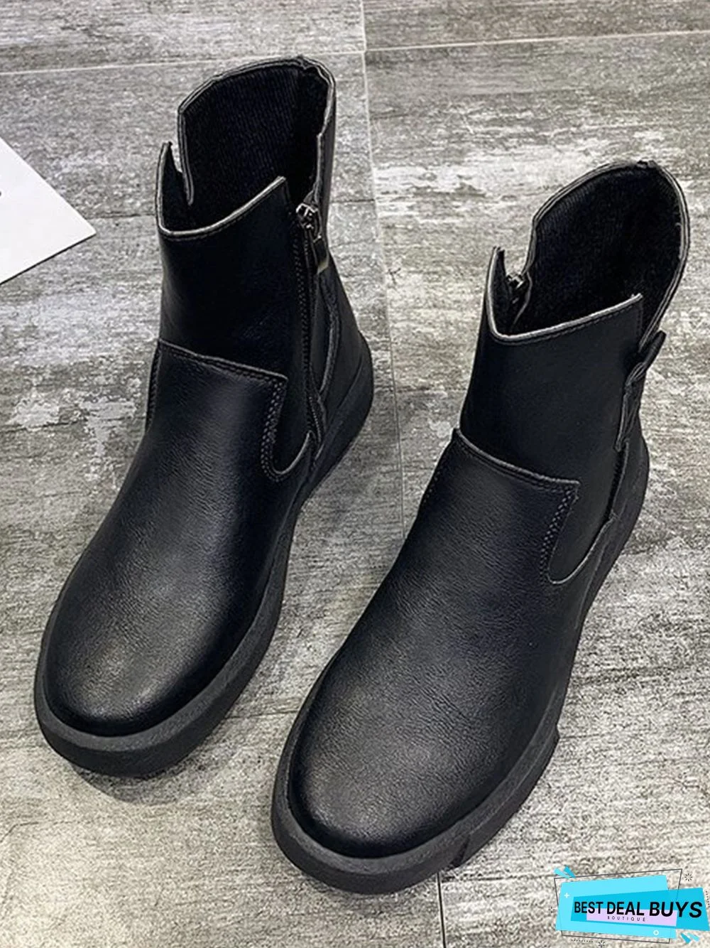 Vintage Leather Ankle Boots