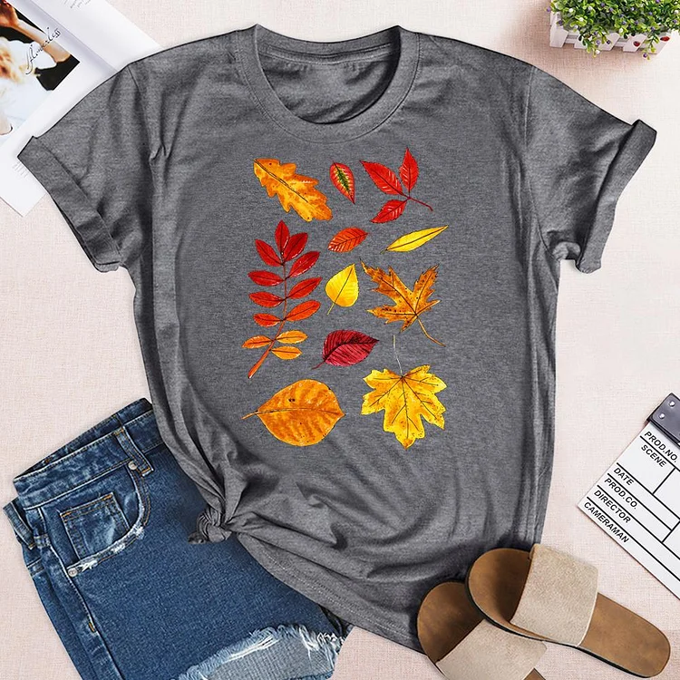 Autumn Leaves T-Shirt-04025-Annaletters