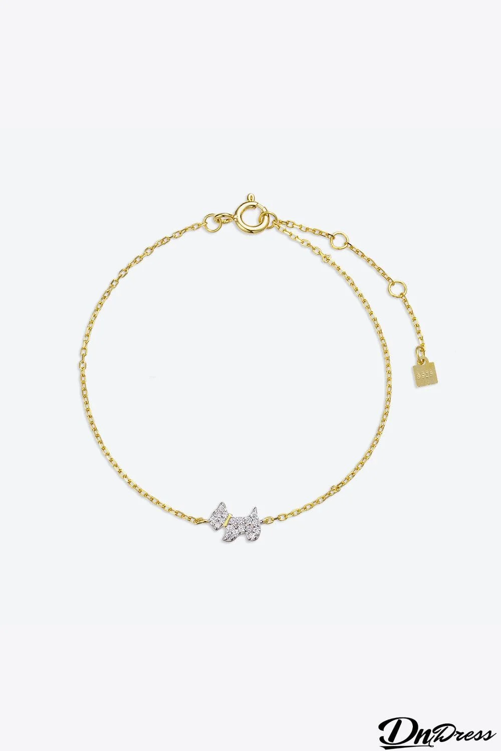 Puppy Zircon 925 Sterling Silver Bracelet
