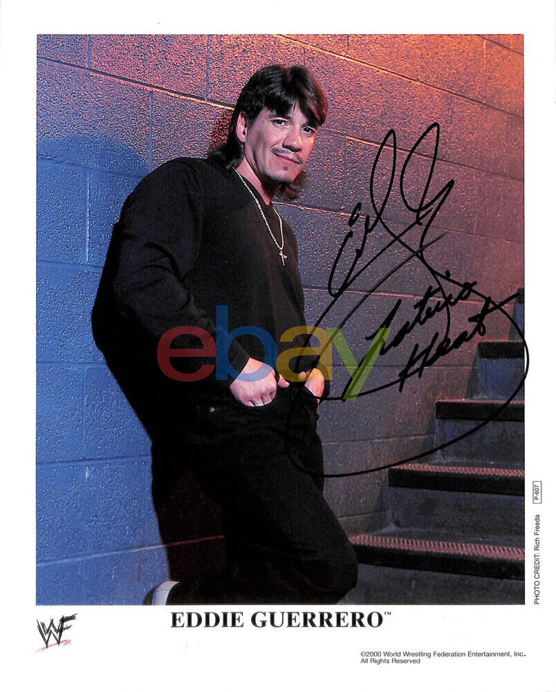 EDDIE GUERRERO Signed 8x10 Autographed Photo Poster painting reprint