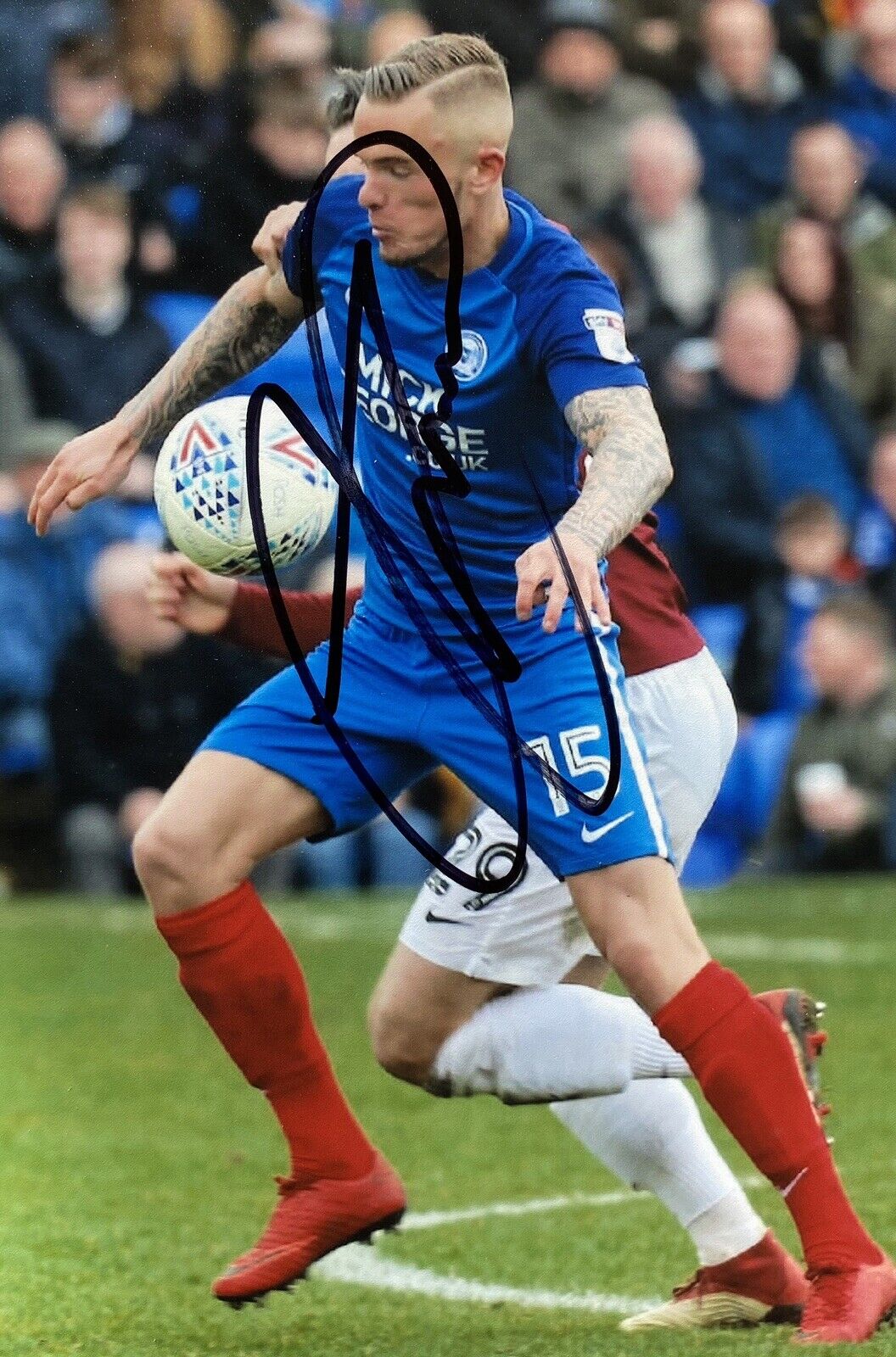 Joe Ward Genuine Hand Signed 6X4 Peterborough United Photo Poster painting 3